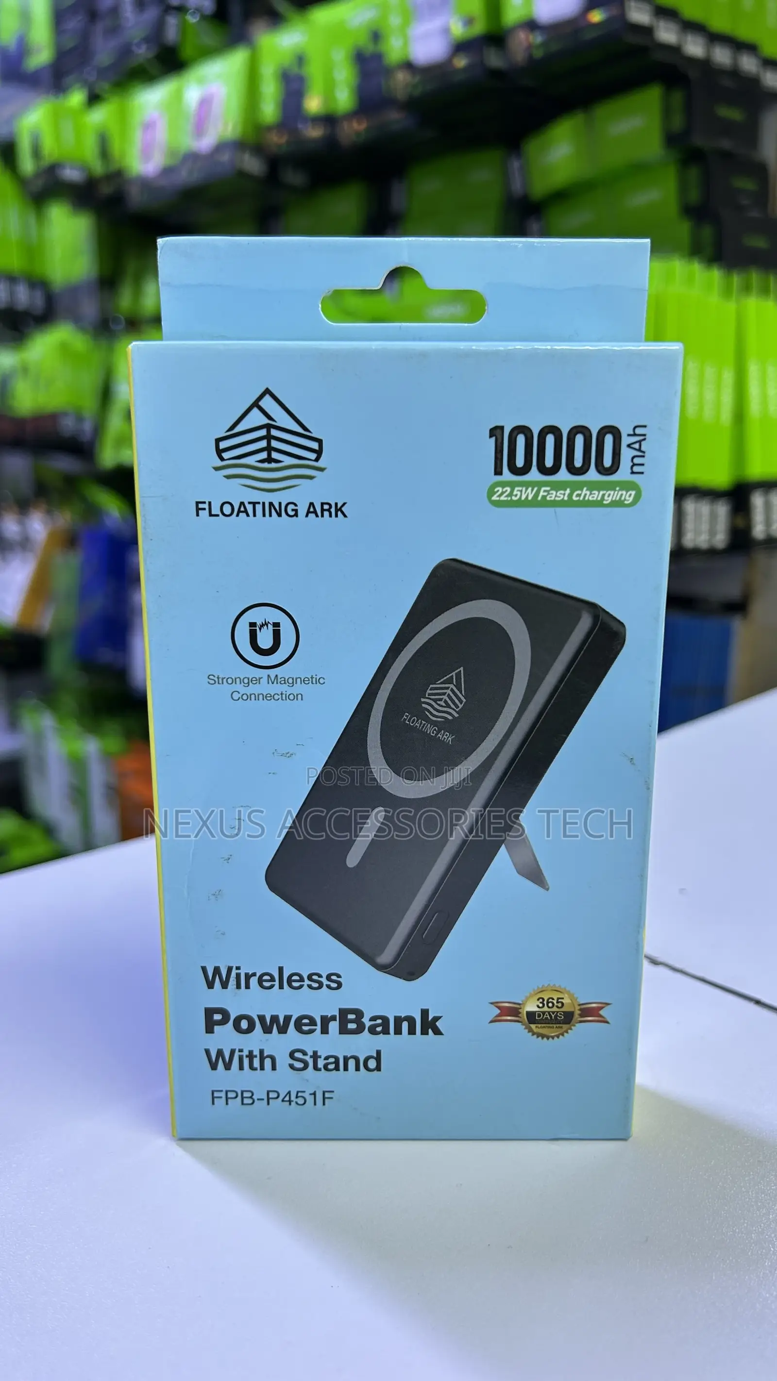 Floating Ark 10000mah Wirelessly Power Bank-Fast Charging