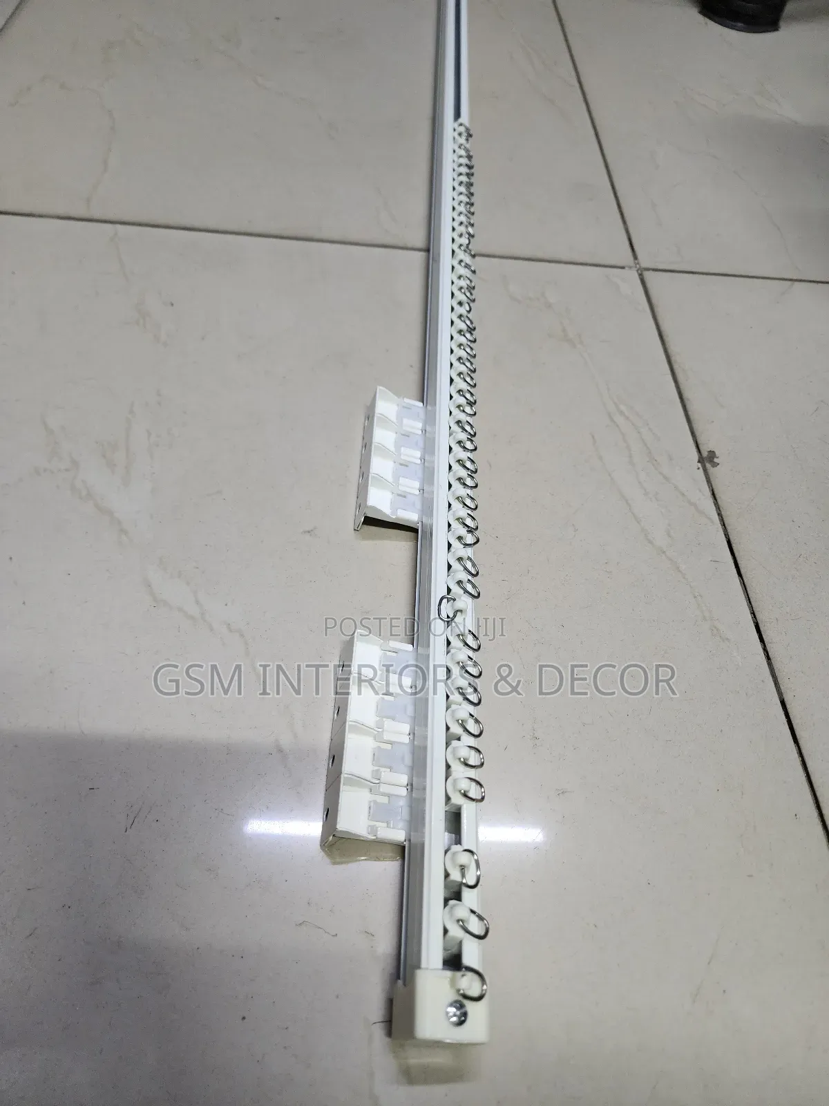 Aluminium Curtain Rails Single Chanel