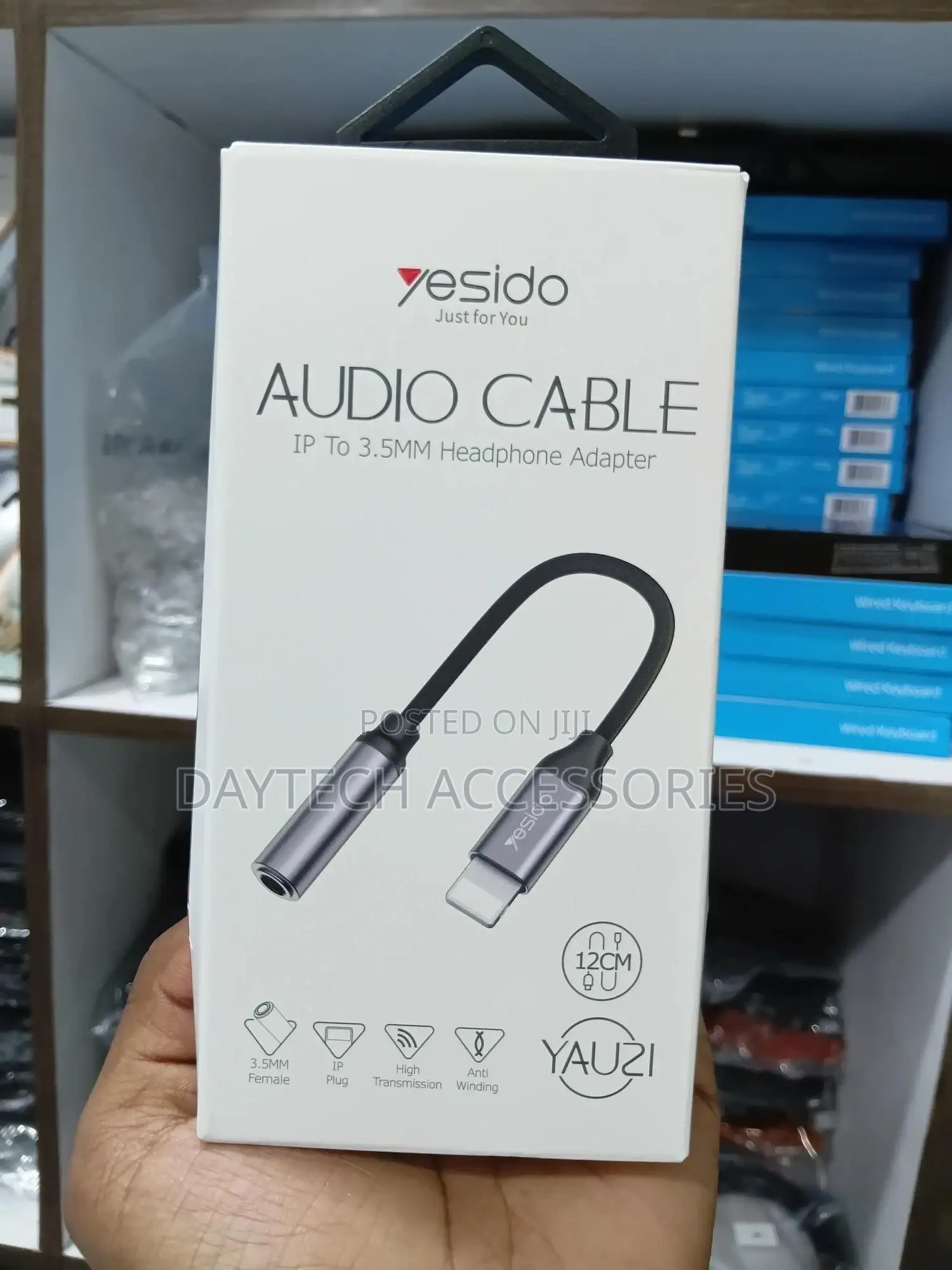 Yesido Lightning to 3.5 Mm Female Port Yau21