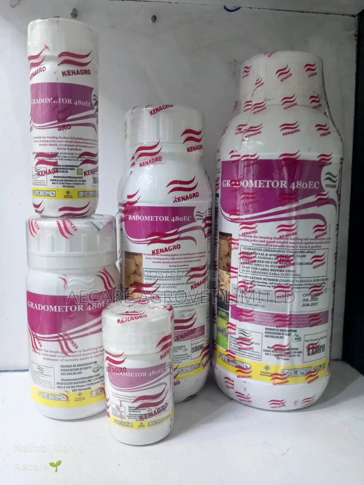 Gradometer Termicide 480ec 1litre, 500ml, 250ml, 100ml , 50ml