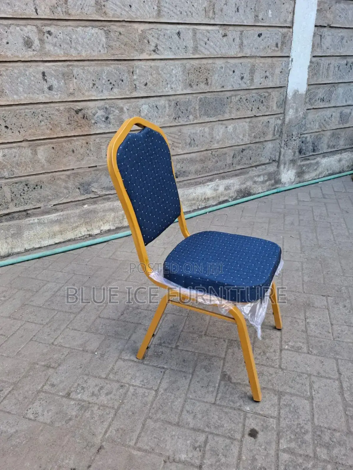 Dark Blue Banquet Chair