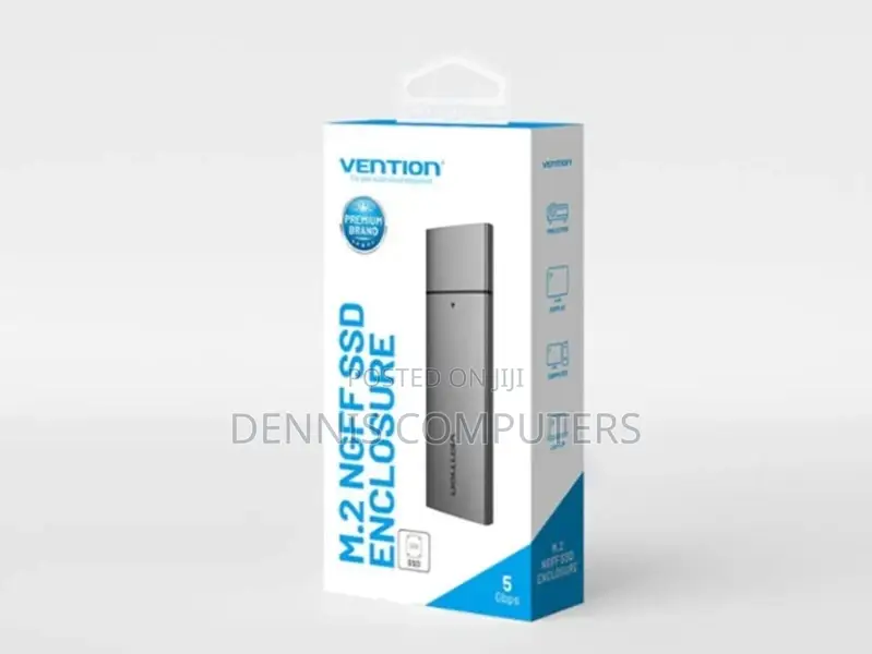 Vention M.2 Nvme SSD Enclosure (Usb 3.1 Gen 2-C) Gray Aluminum Alloy