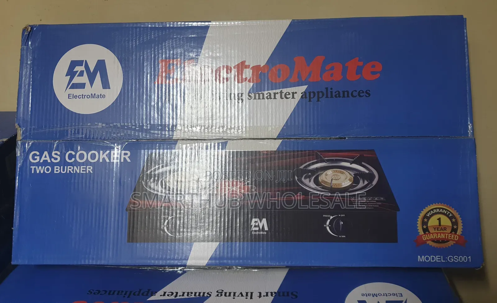 Electromate 2 Burner Glasstop Gas Burner