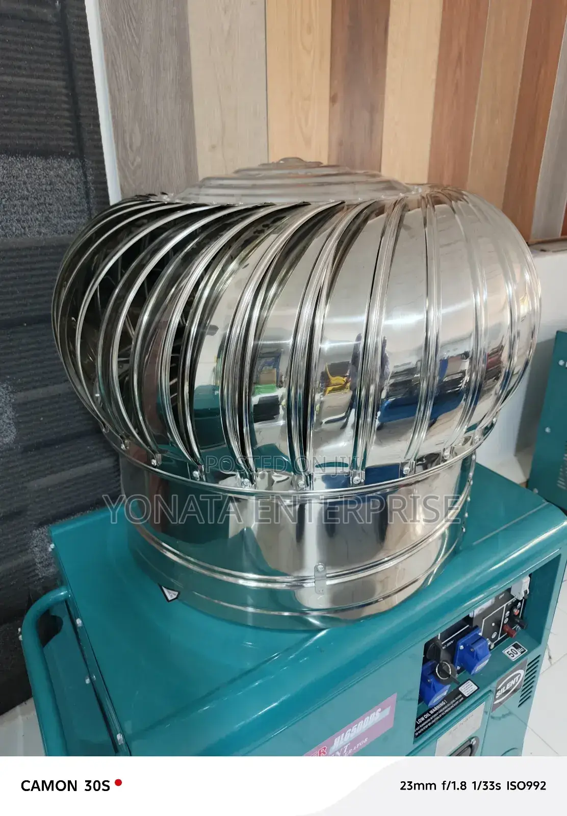 600mm Wind Driven Cyclone/ Air Vent Kenya