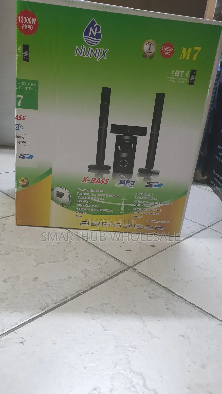 Nunix 3.1 Home Theater Speaker System Model M7