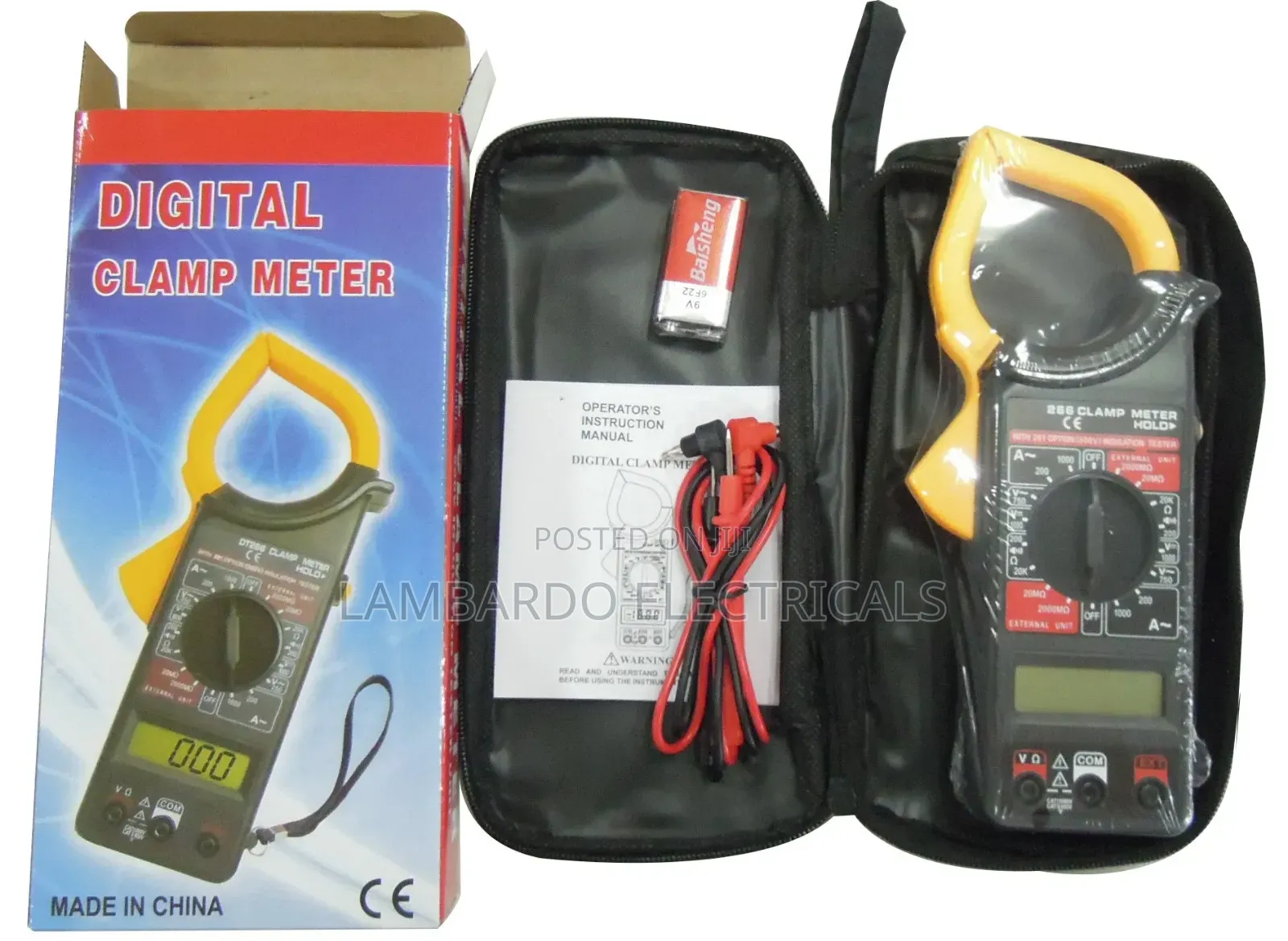 Dt266 Digital Clamp Meter/Multimeter