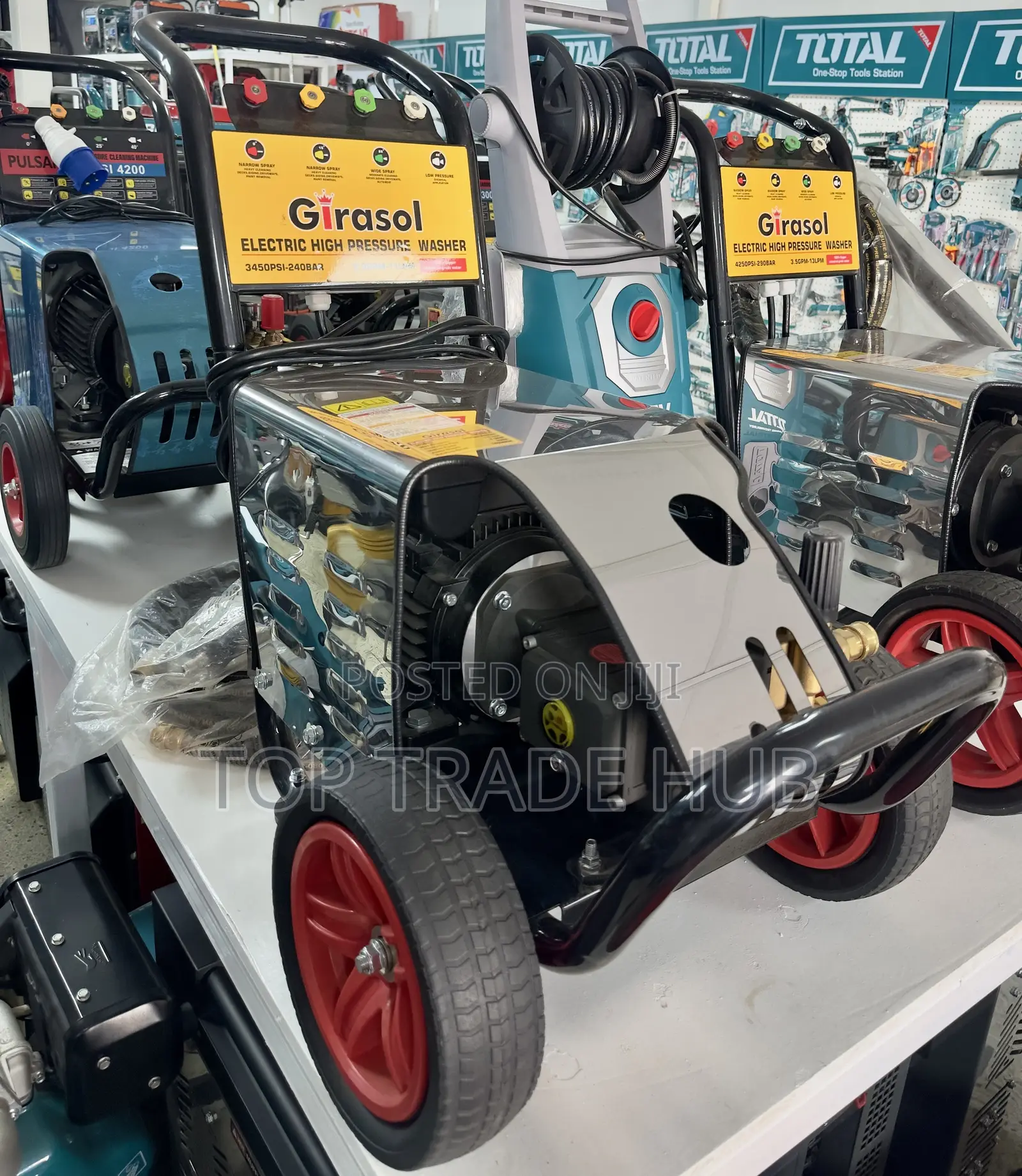 Girasol Electric Car/Pressure Washer Machine 3450psi 3hp Motor