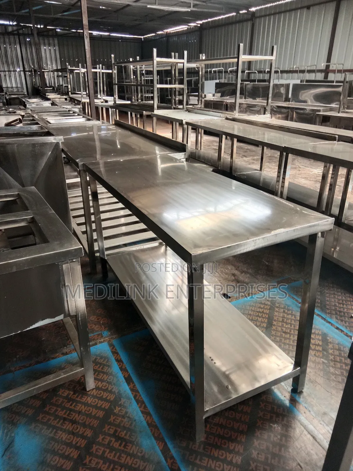 Working Tables 6*2ft Stainless Steel Always
