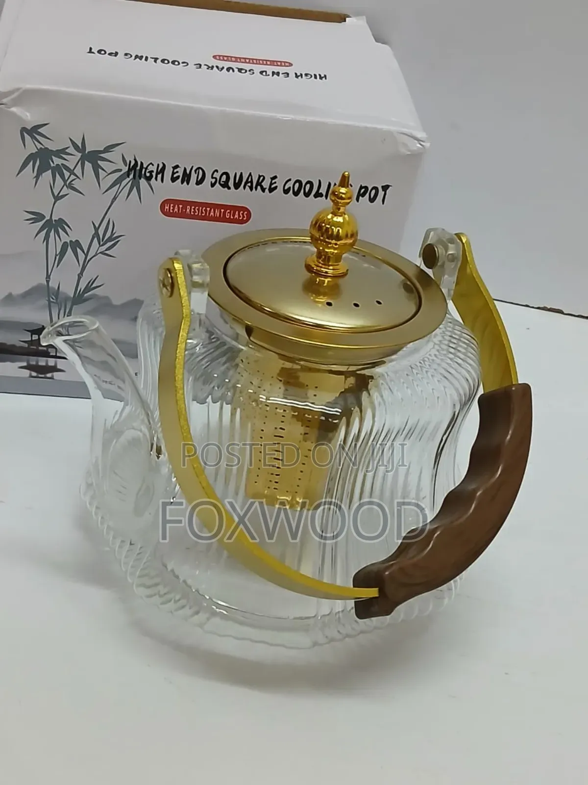 Heat Resistant Glass Teapot