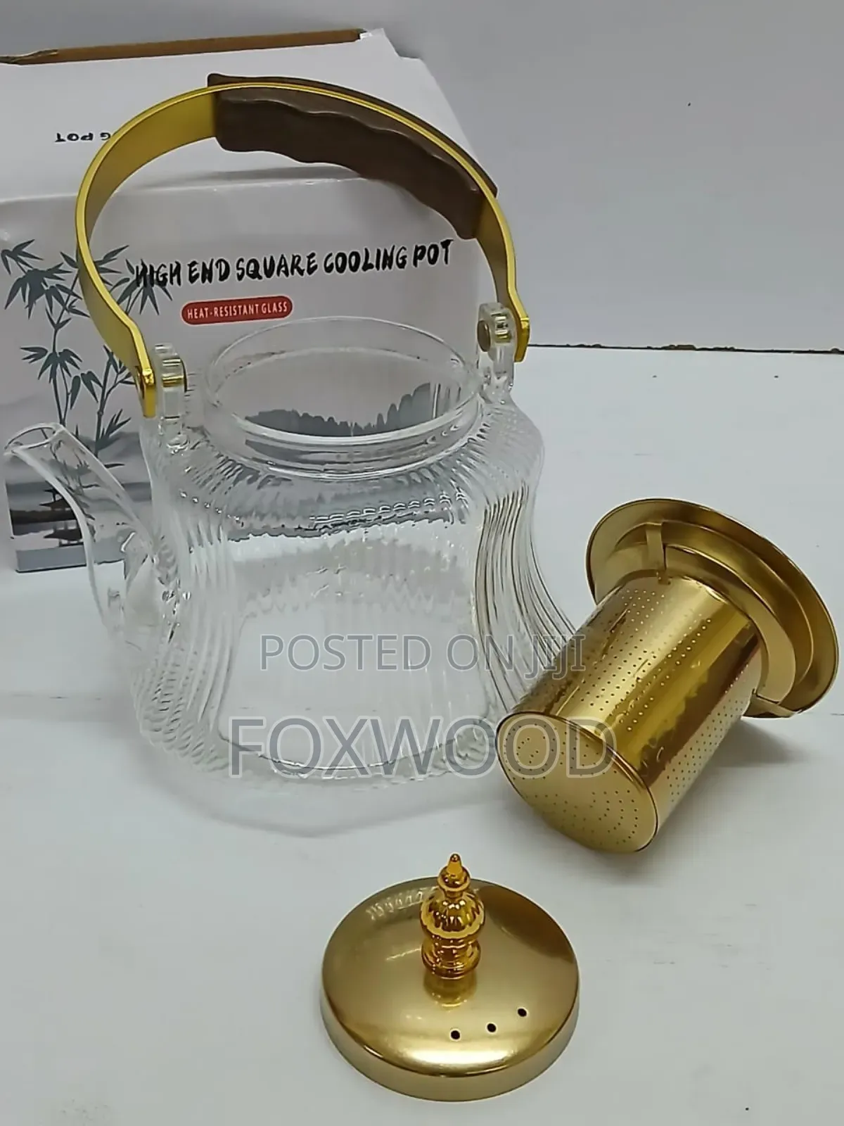 Heat Resistant Glass Teapot