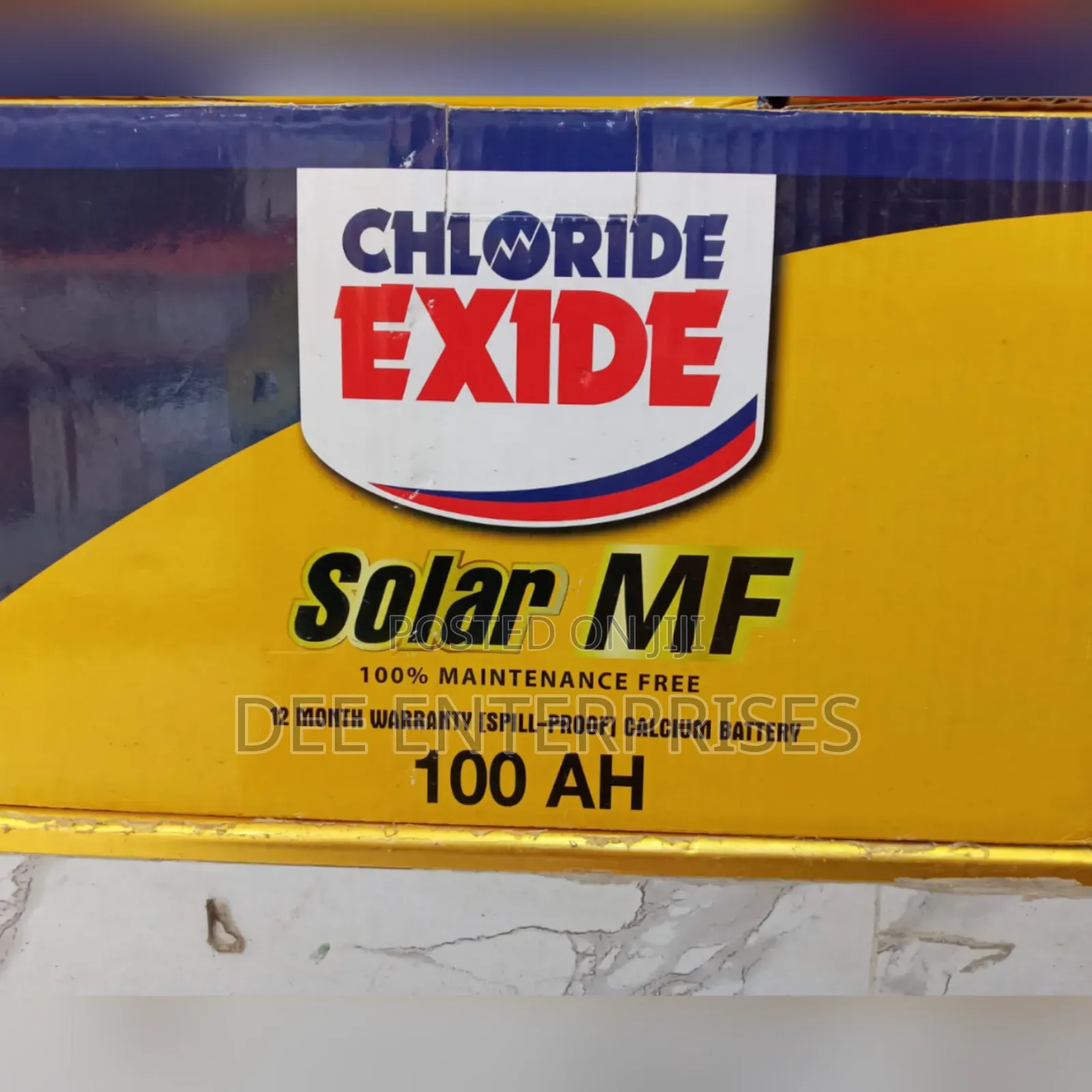 Chloride 100ah Solar Battery