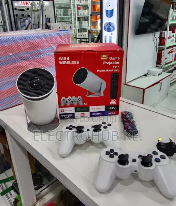 Smart Android Projector With Gaming Console - Hy300 Pro