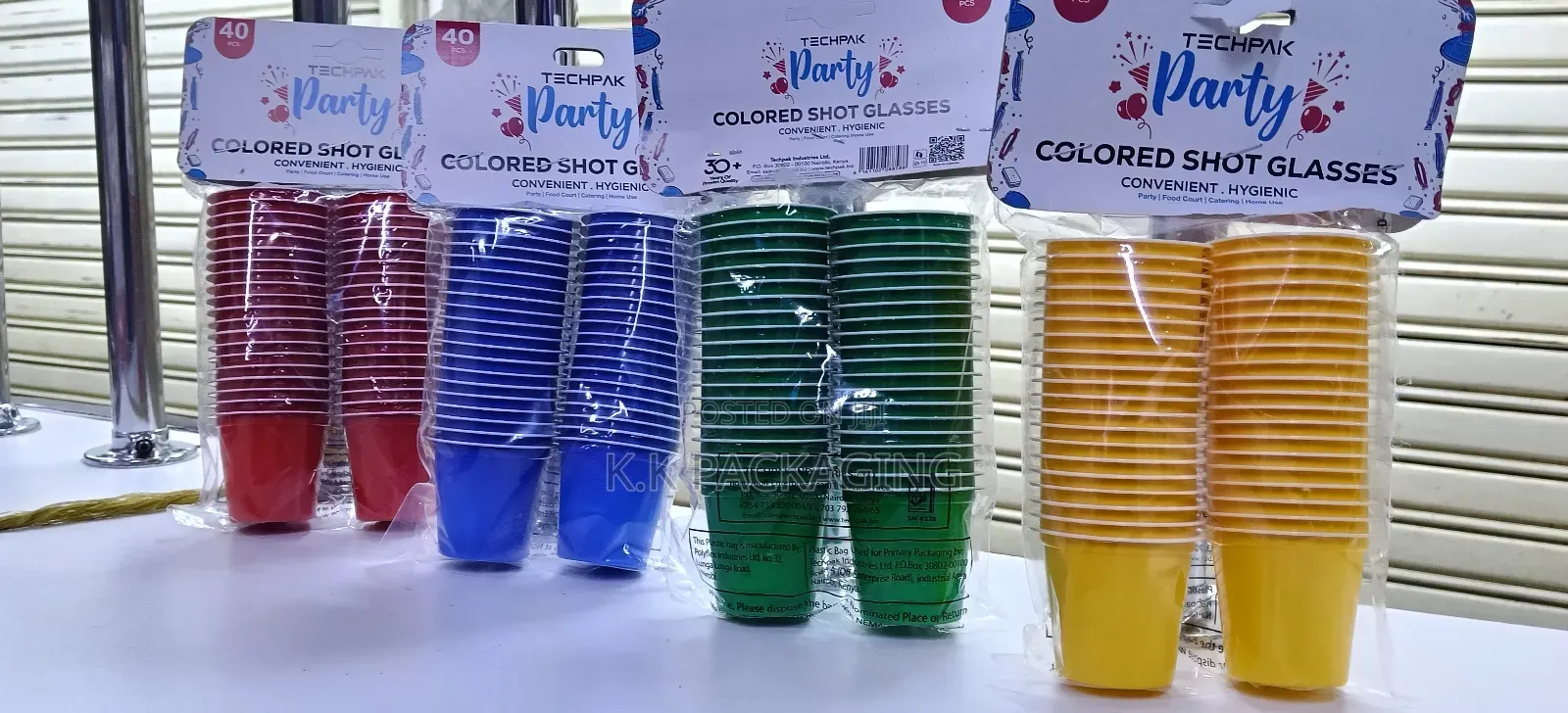 Coloured Shot Glass