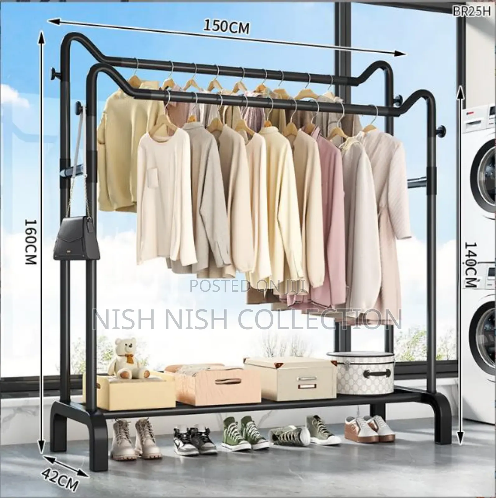 Garment Rack Floor Standing Clothes Rack/ Hanger