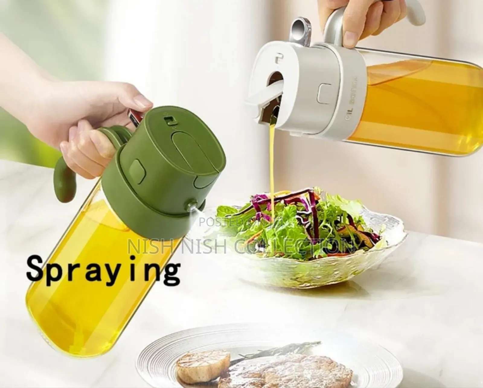2 in 1 Oil Dispenser and Sprayer