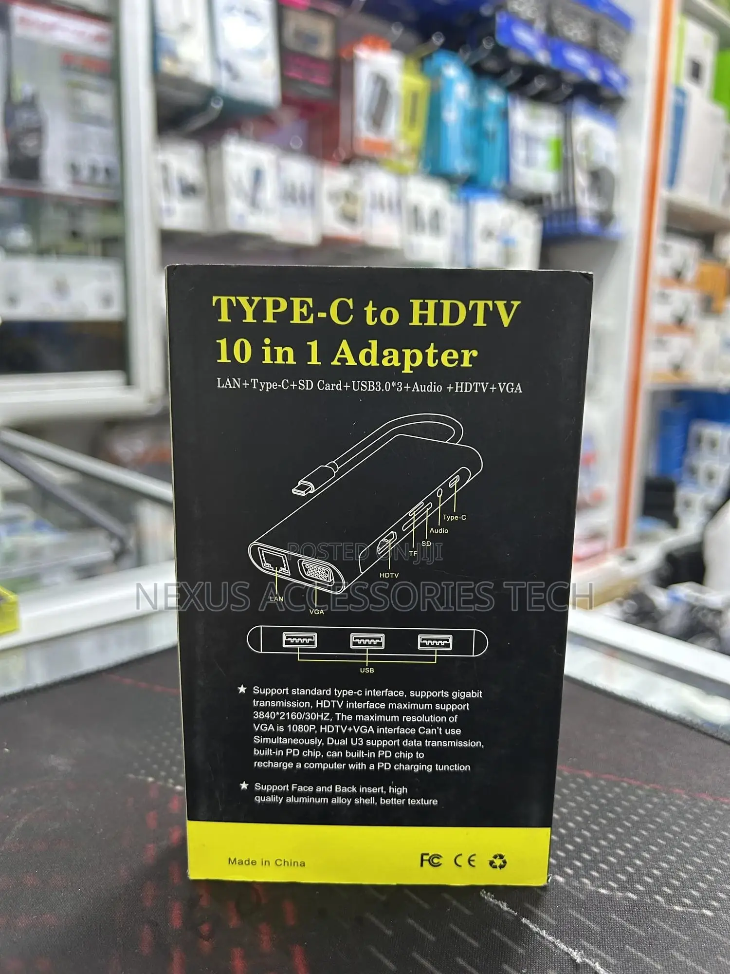 10 in 1 HDTV Hub - Hdmi Phone and Laptop Adapter