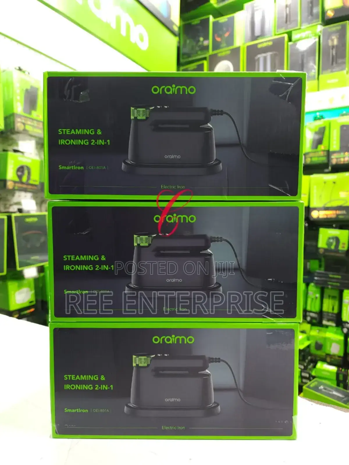 Oraimo Smart Iron Oei-801a Steaming Ironing 2-in-1 Electric Iron