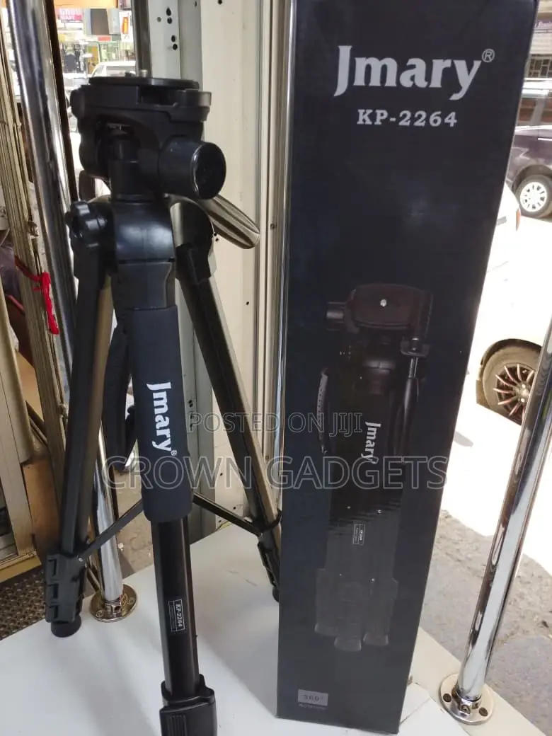 Jmary Kp-2264 Camera Tripod With 3-Way Pan Head