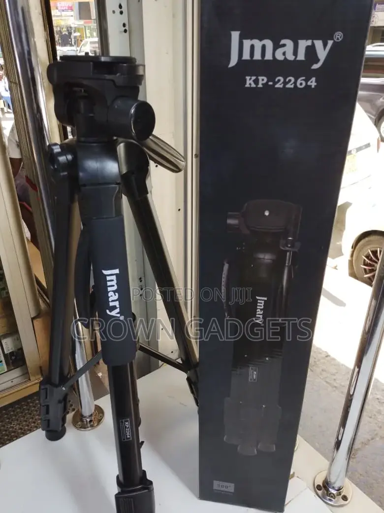 Jmary Kp-2264 Camera Tripod With 3-Way Pan Head
