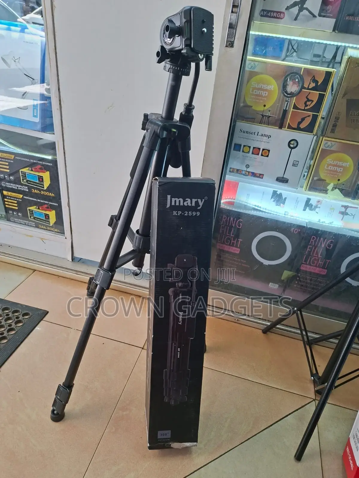 Jmary Kp-2599 Professional Fluid Head Camera Tripod