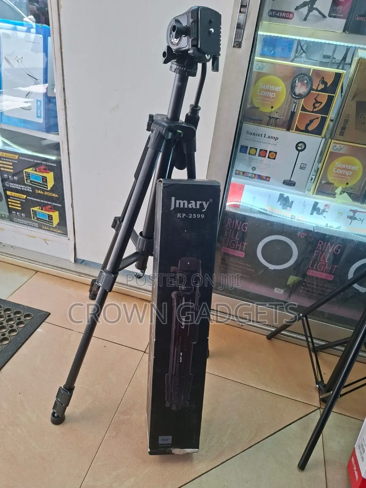 Jmary Kp-2599 Professional Fluid Head Camera Tripod