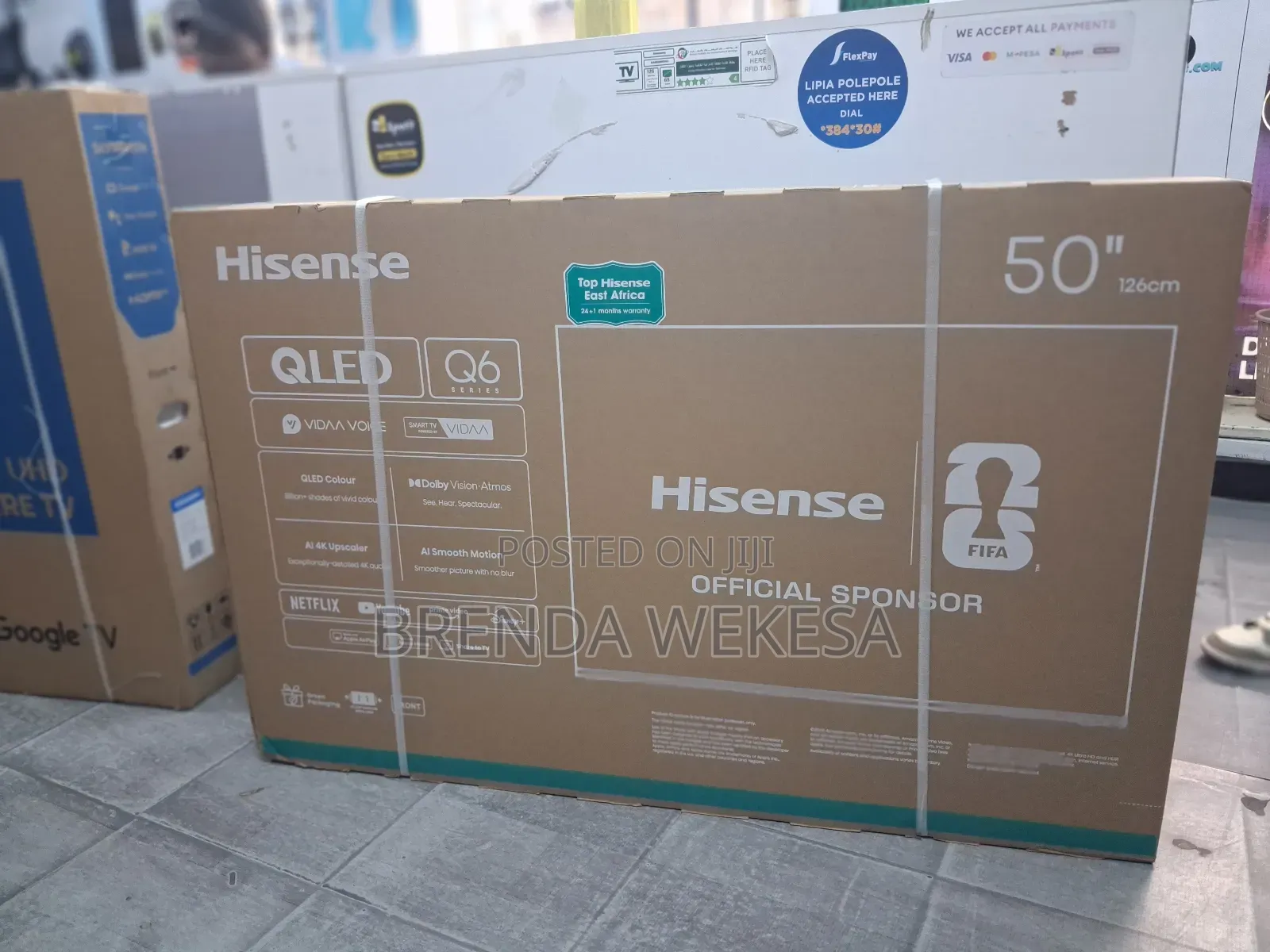 Hisense 50'-q6qken 2025,2026 Model Smart Tv
