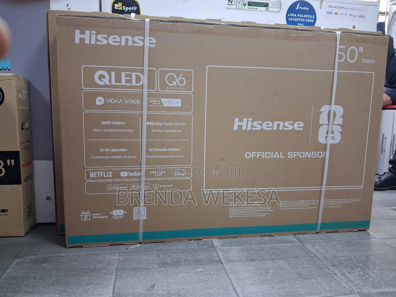 Hisense 50'-q6qken 2025,2026 Model Smart Tv