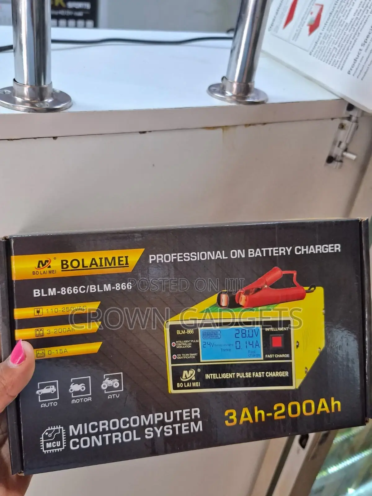 Intelligent Battery Charger BLM-866c With Safety Protections