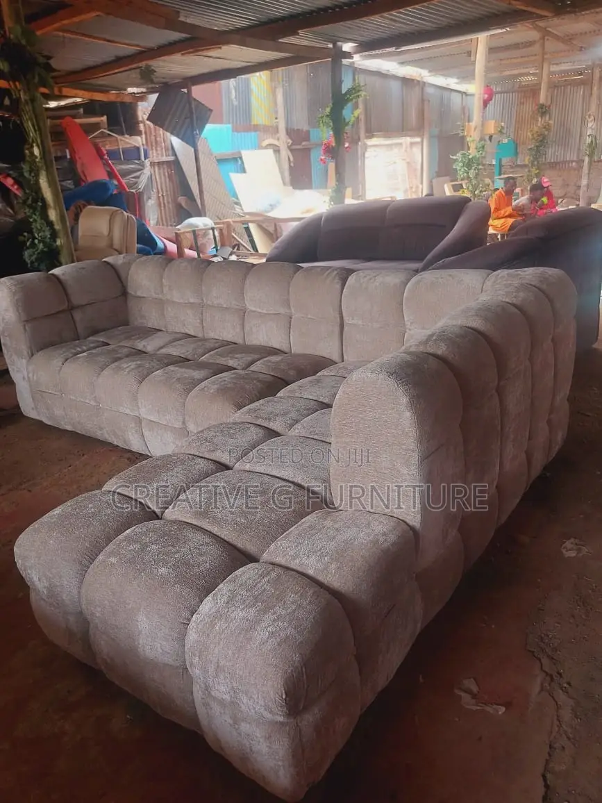 Modern Fabric Sofa 6 Seater