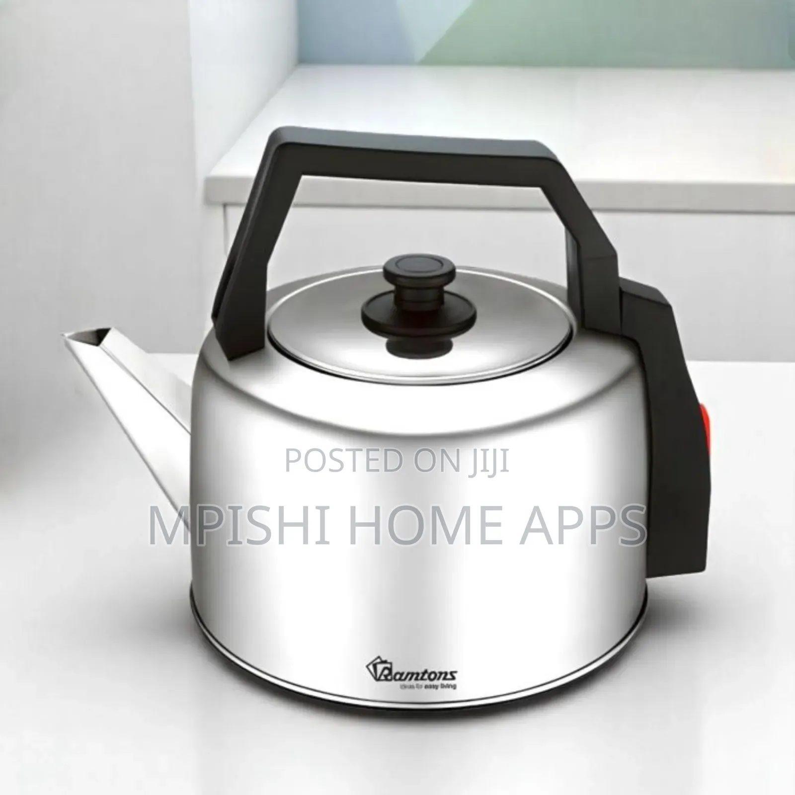 Traditional Electric Kettle 5 Liters Stainless Steel- Rm/464