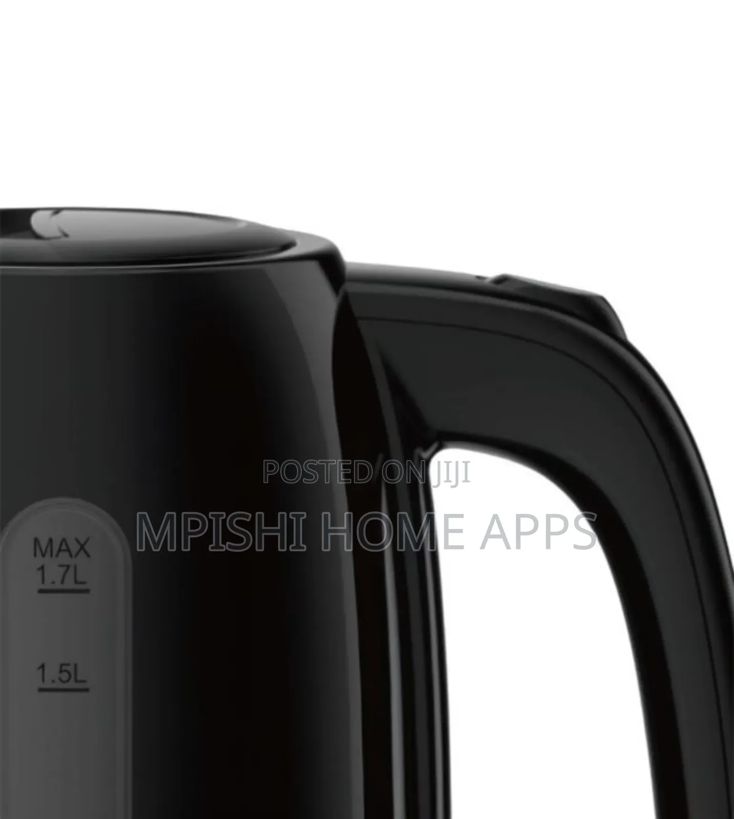 Cordless Electric Kettle 1.7 Liters Black- Rm/766