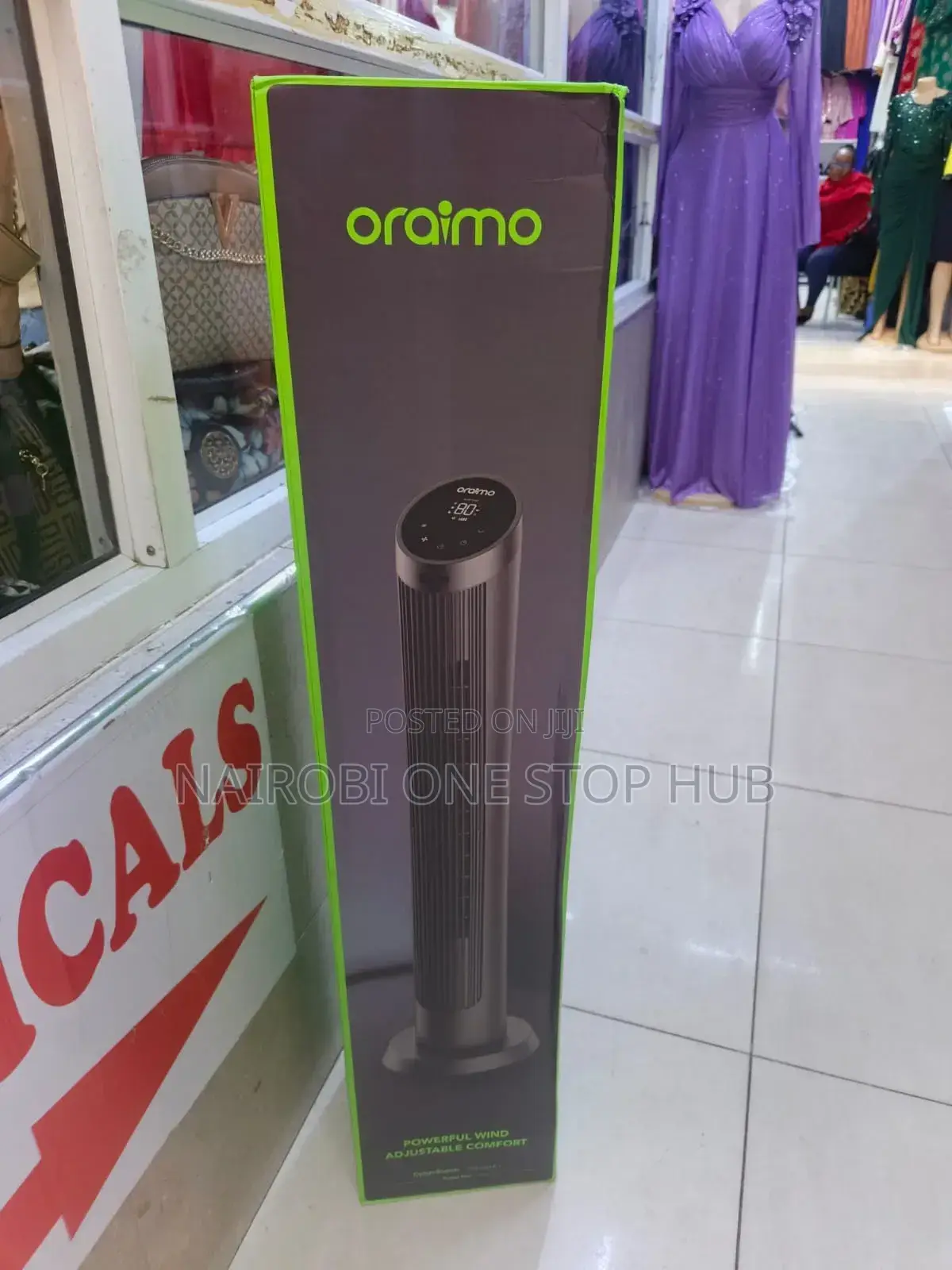 Oraimo Cyberstorm Electric Tower Fan for Bedroom Office