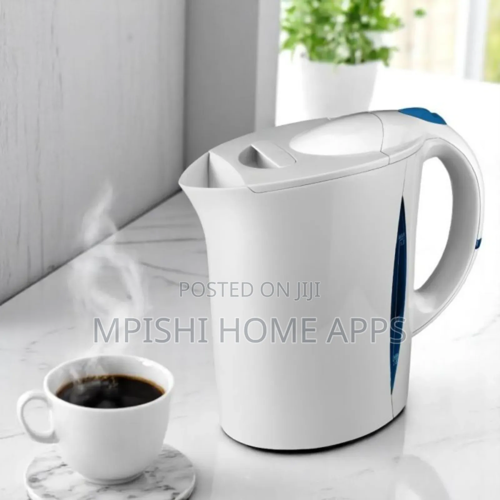 Corded Electric Kettle 1.8 Liters White- Rm/226