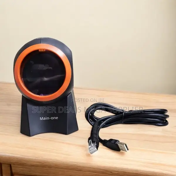 Hands Free Usb Wired 1d and 2d Barcode Scanner Fast Scanning