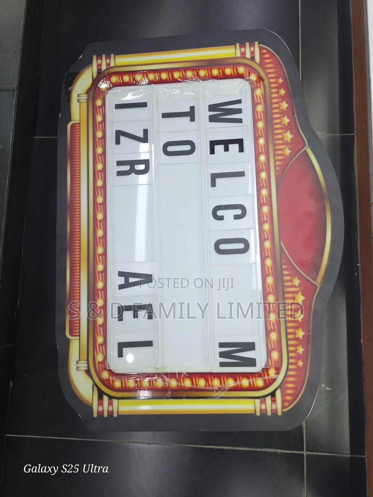 Led Letter Bottle Presenter Doremi Lights