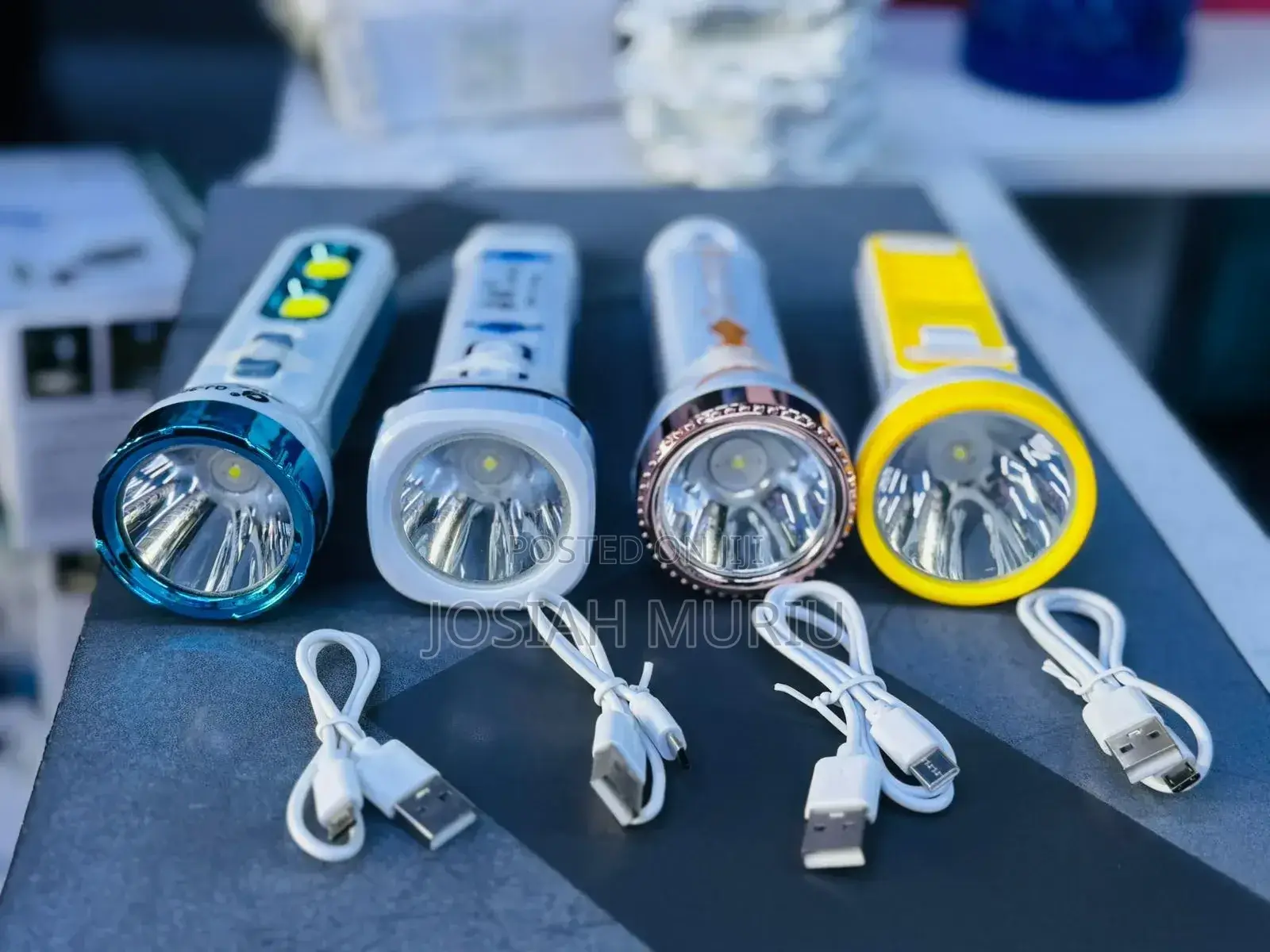Portable Rechargeable Led Flashlights (Torches).