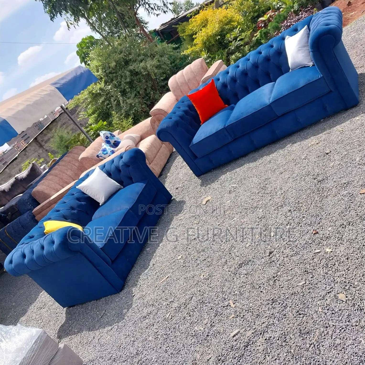 Premium Chesterfield Sofa 5-Seater