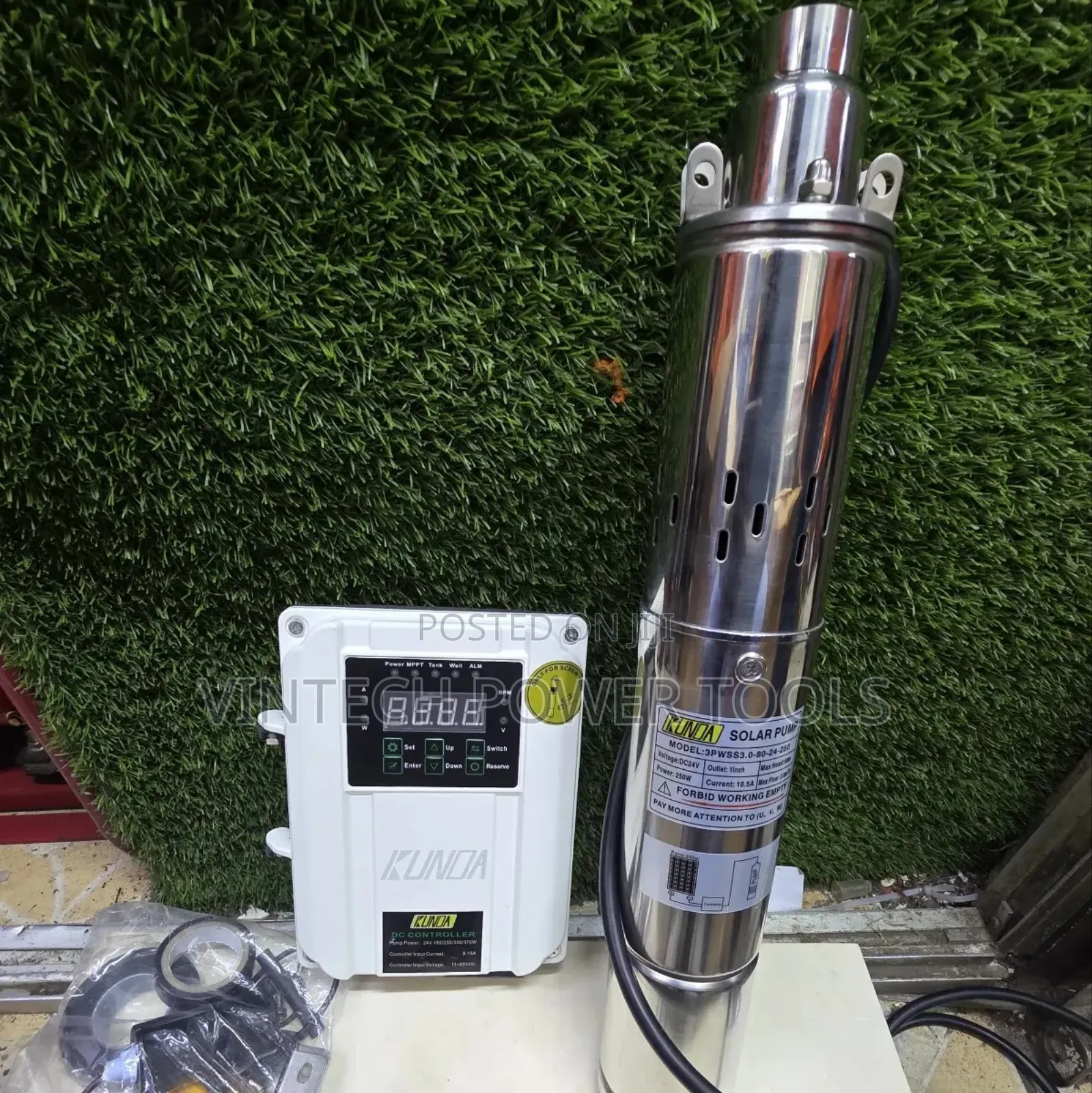 Kunda Solar Pump 80 M/ Solar Pump With Controller 80 M