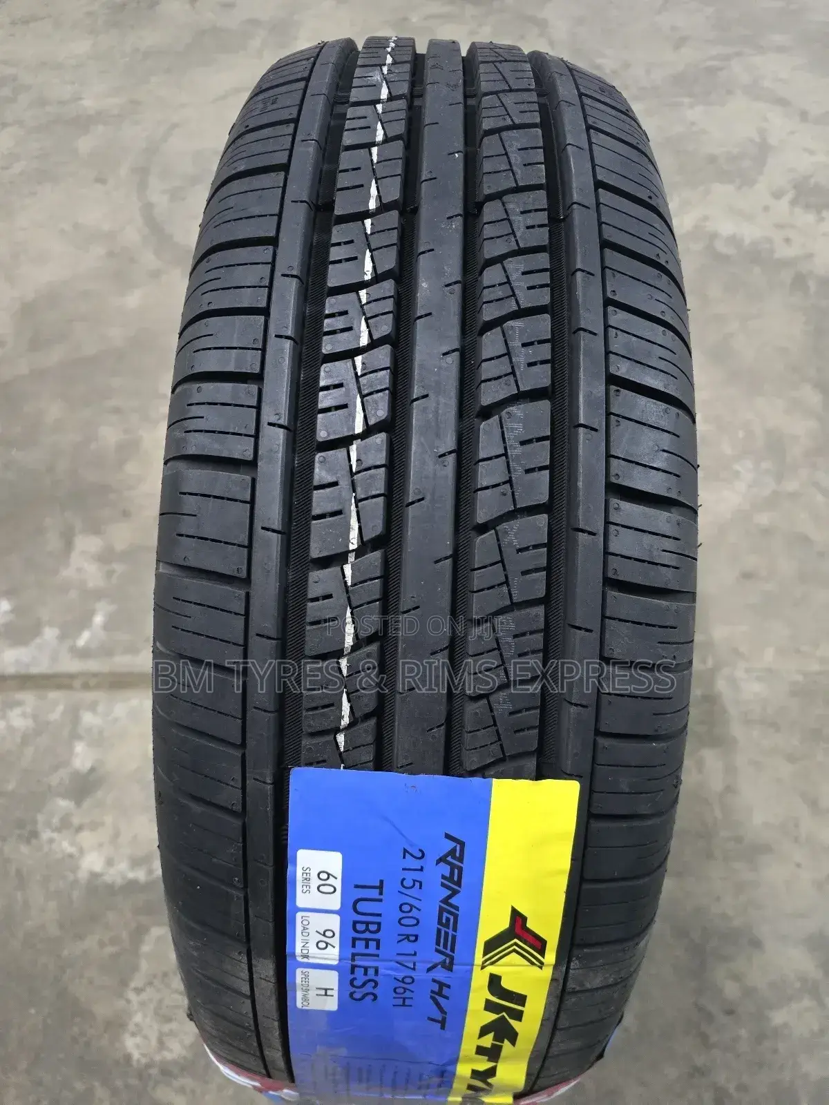 215 /60 R17 Jk Tyres (India)Highway Terrein.