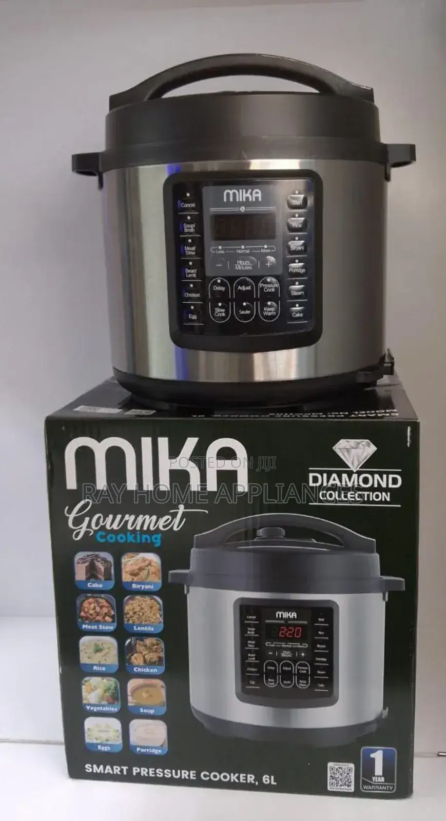 Mika 6litres Pressure Cooker