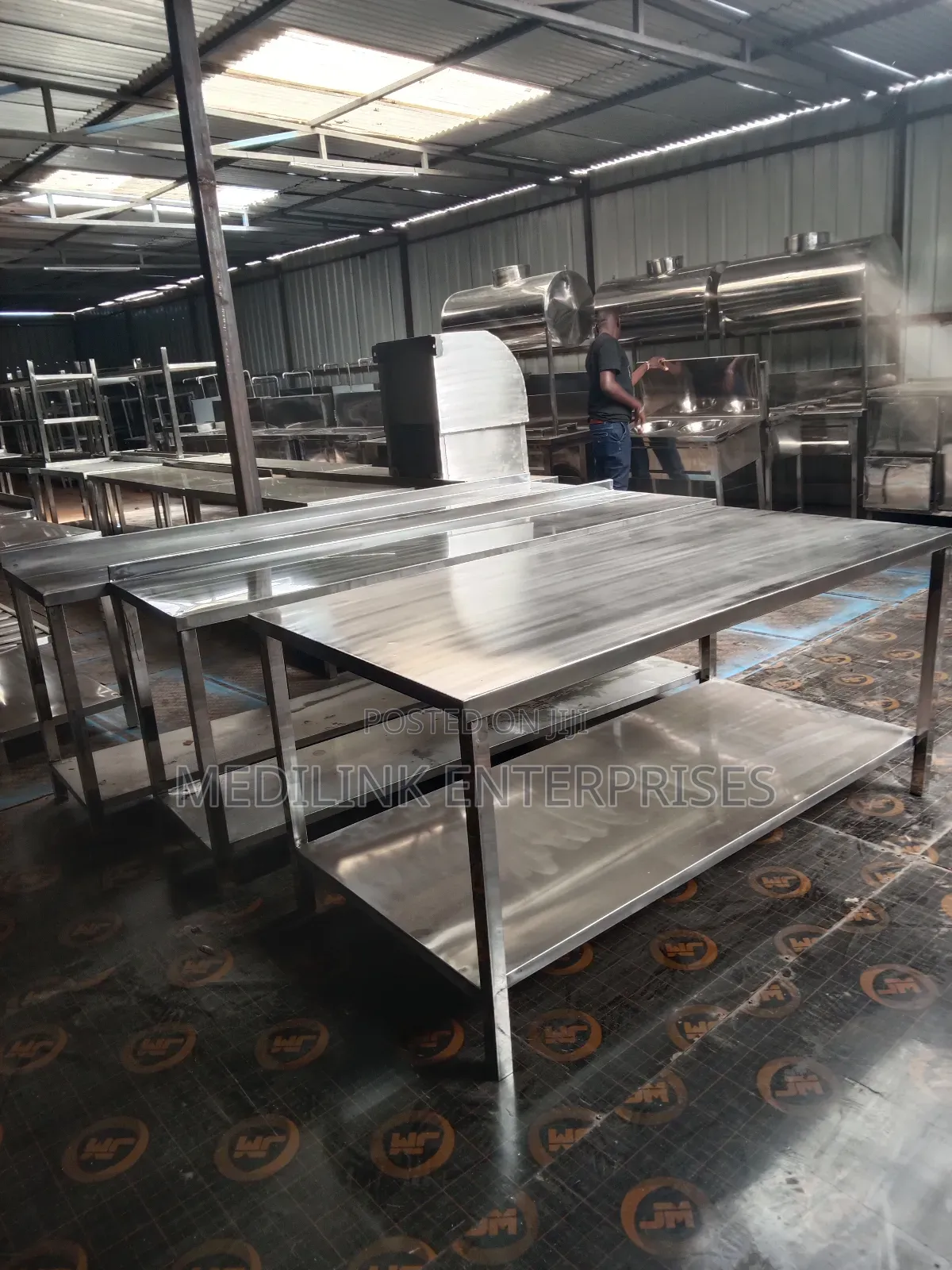 Stainless Commercial Kitchen Tables