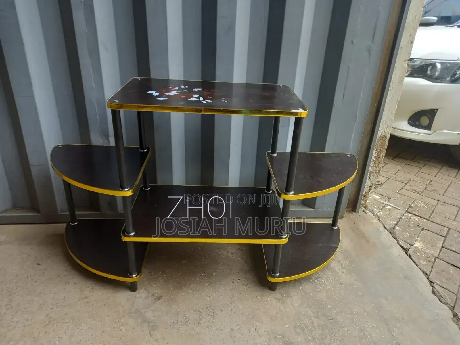 Multi-Tiered Tv Stand or Display Shelf Made of Wood