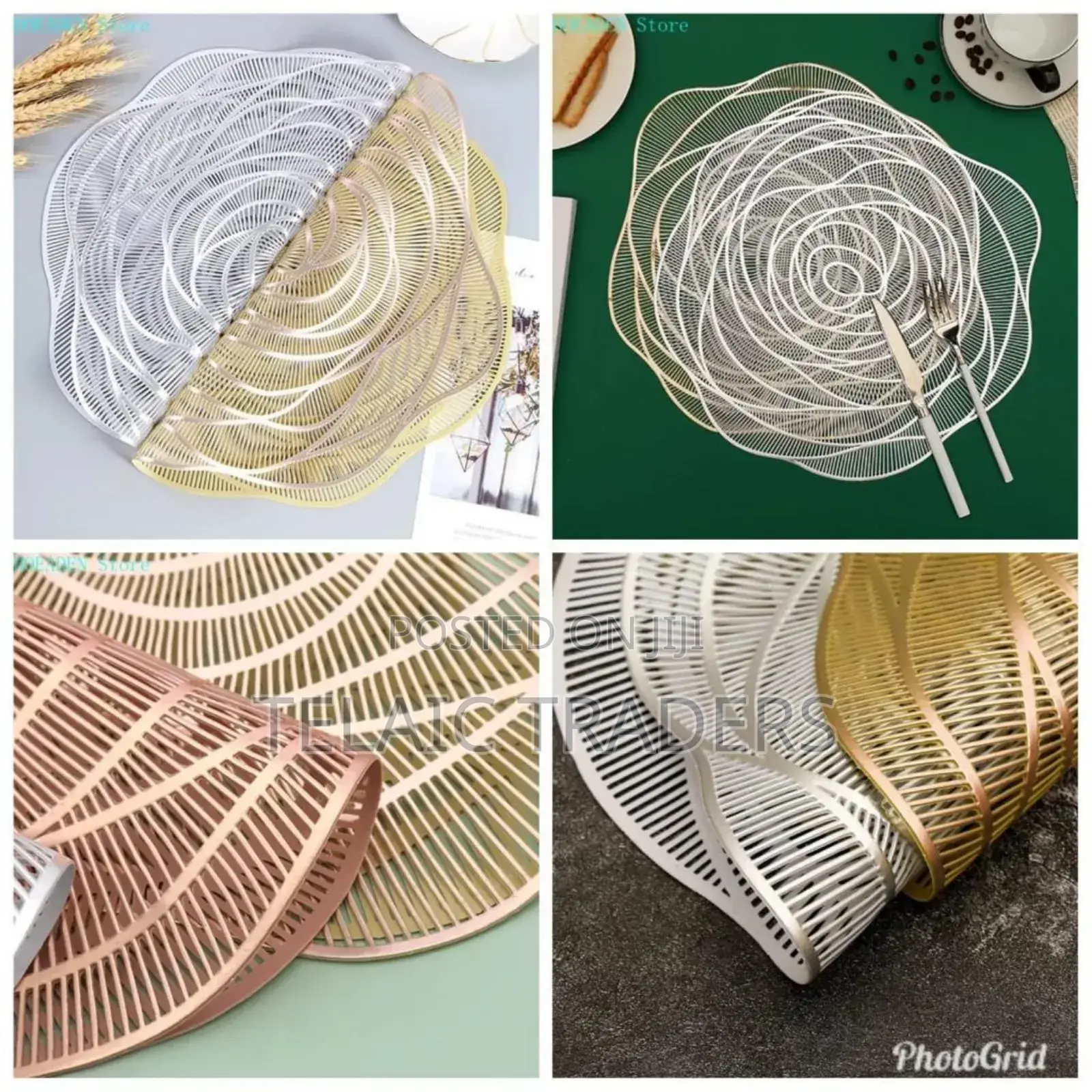 6 PCS PVC Table Mats