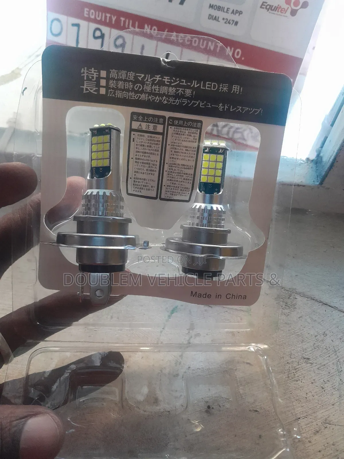 Led Headlight Bulb H4 3 Pin High Brightness/Quality Universal All Cars
