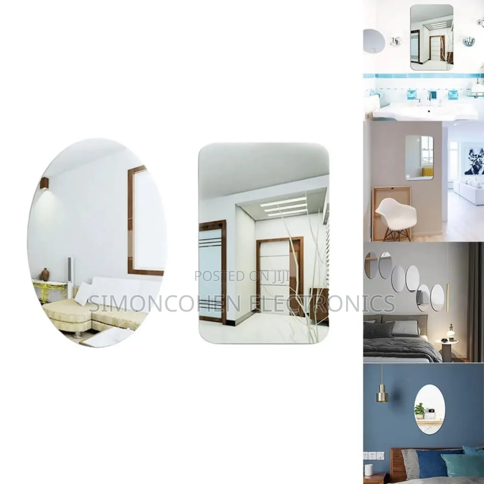 Peel And Stick Acrylic Wall Mirror