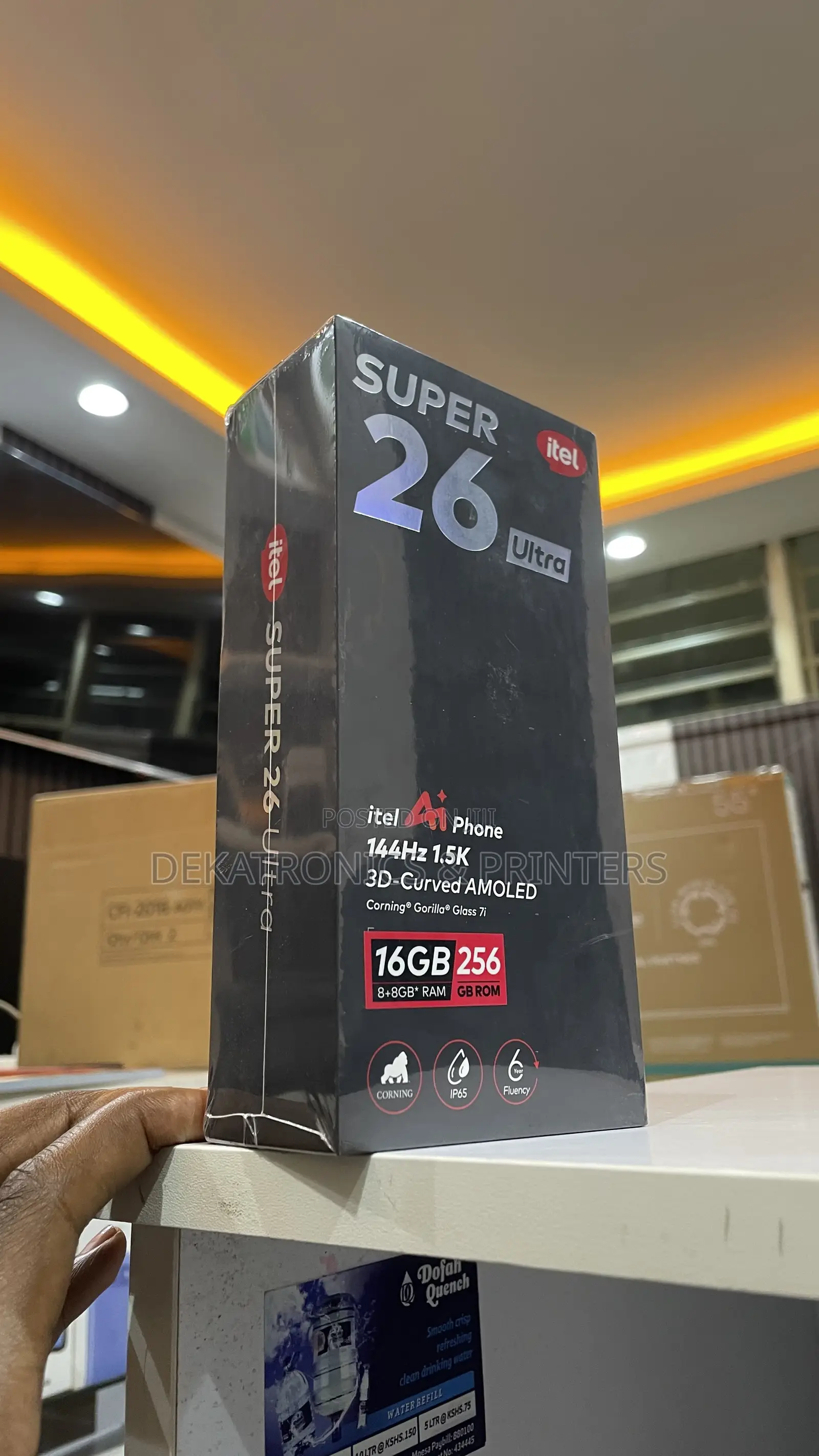New Itel S26 Ultra 256 GB Gold