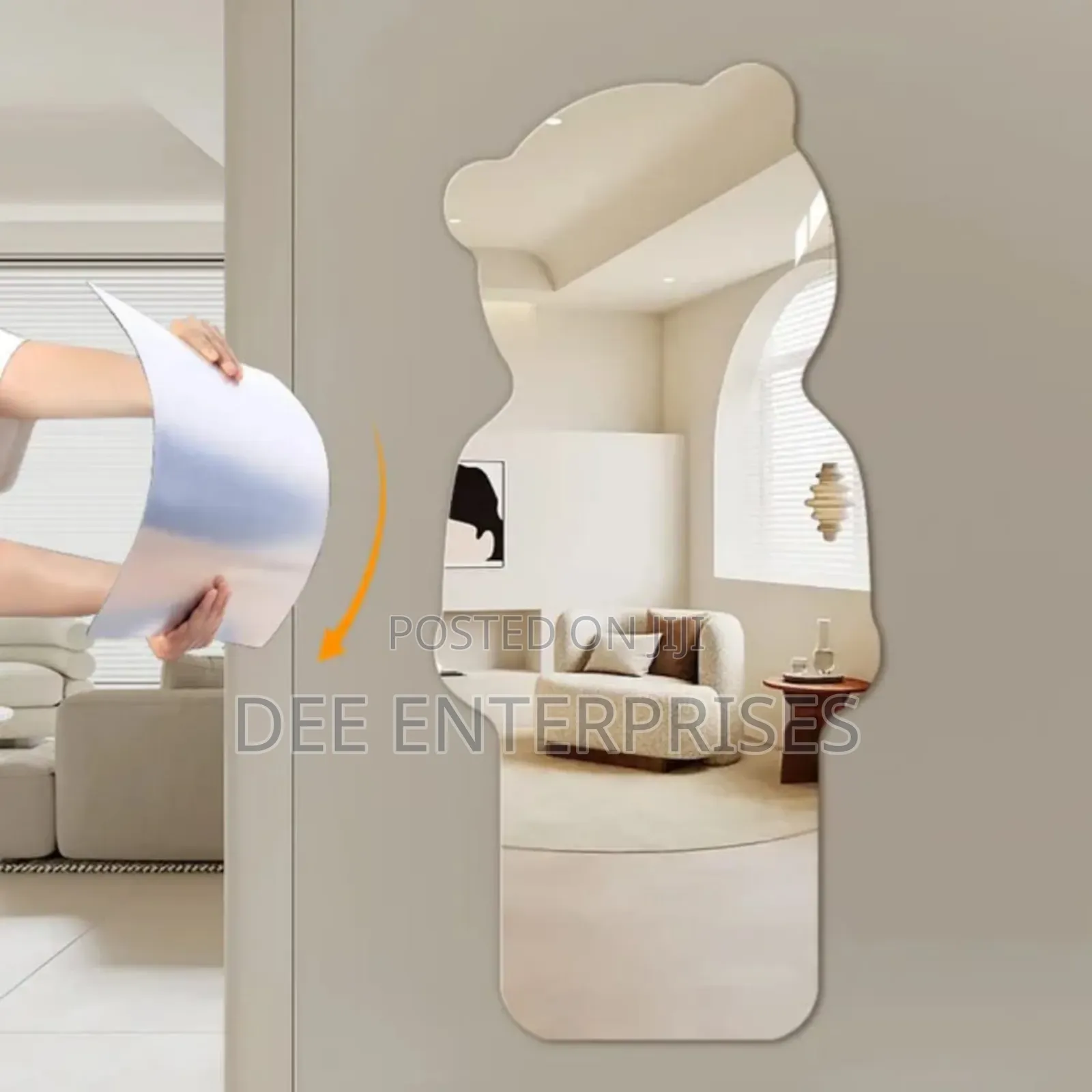 Dolly Shape Acrylic Mirror