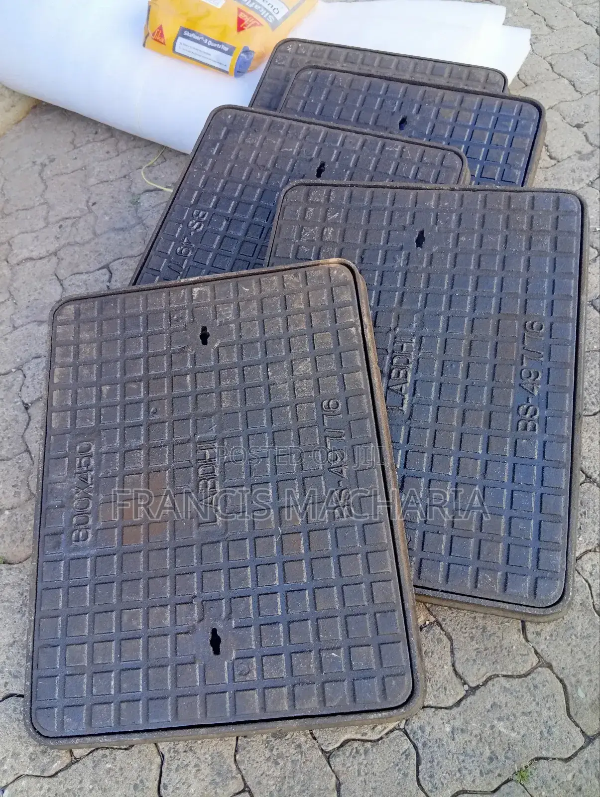 Manhole Cover Cast Iron 600by 450