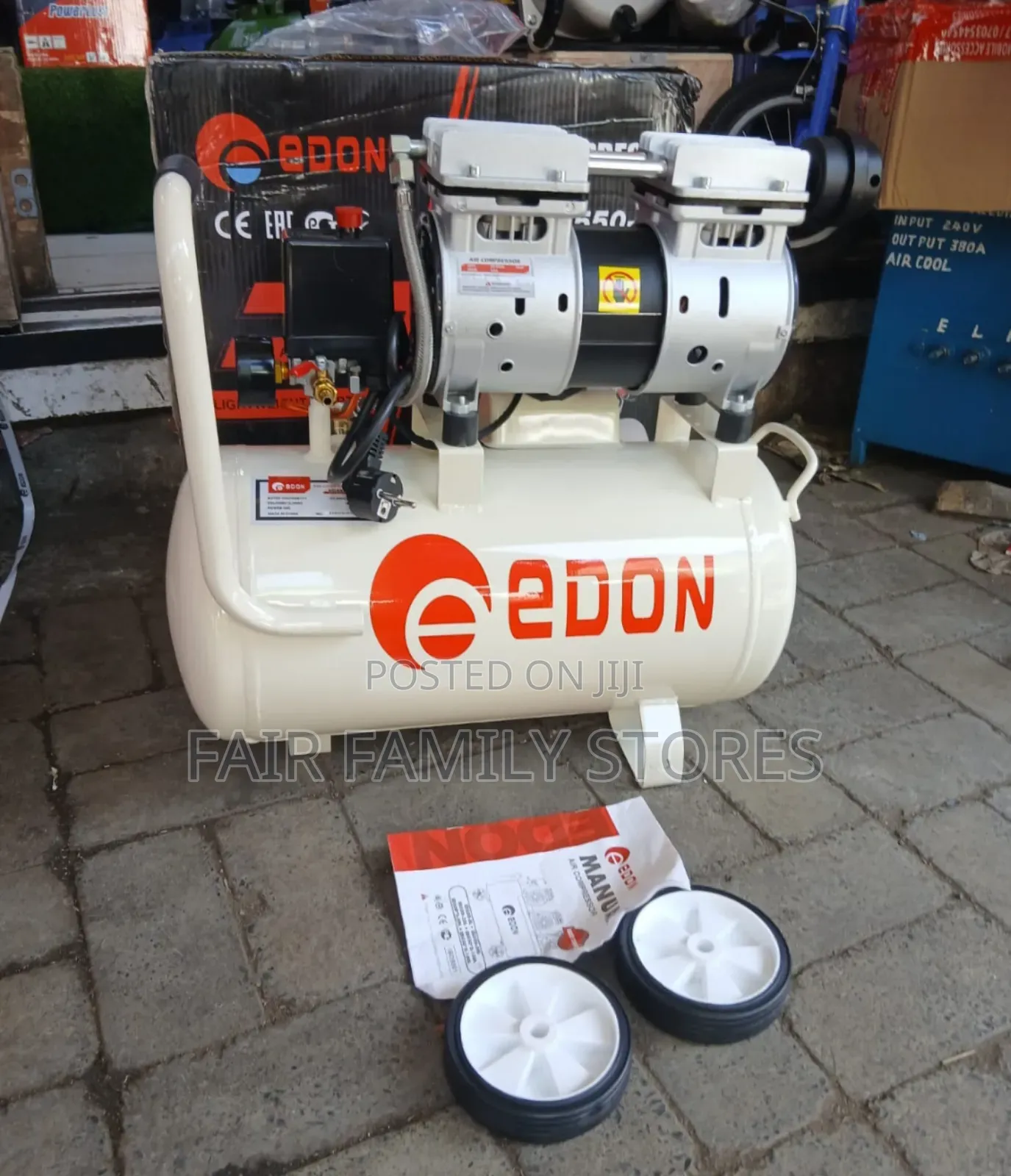 Edon Silent Compressor With One Motor
25l