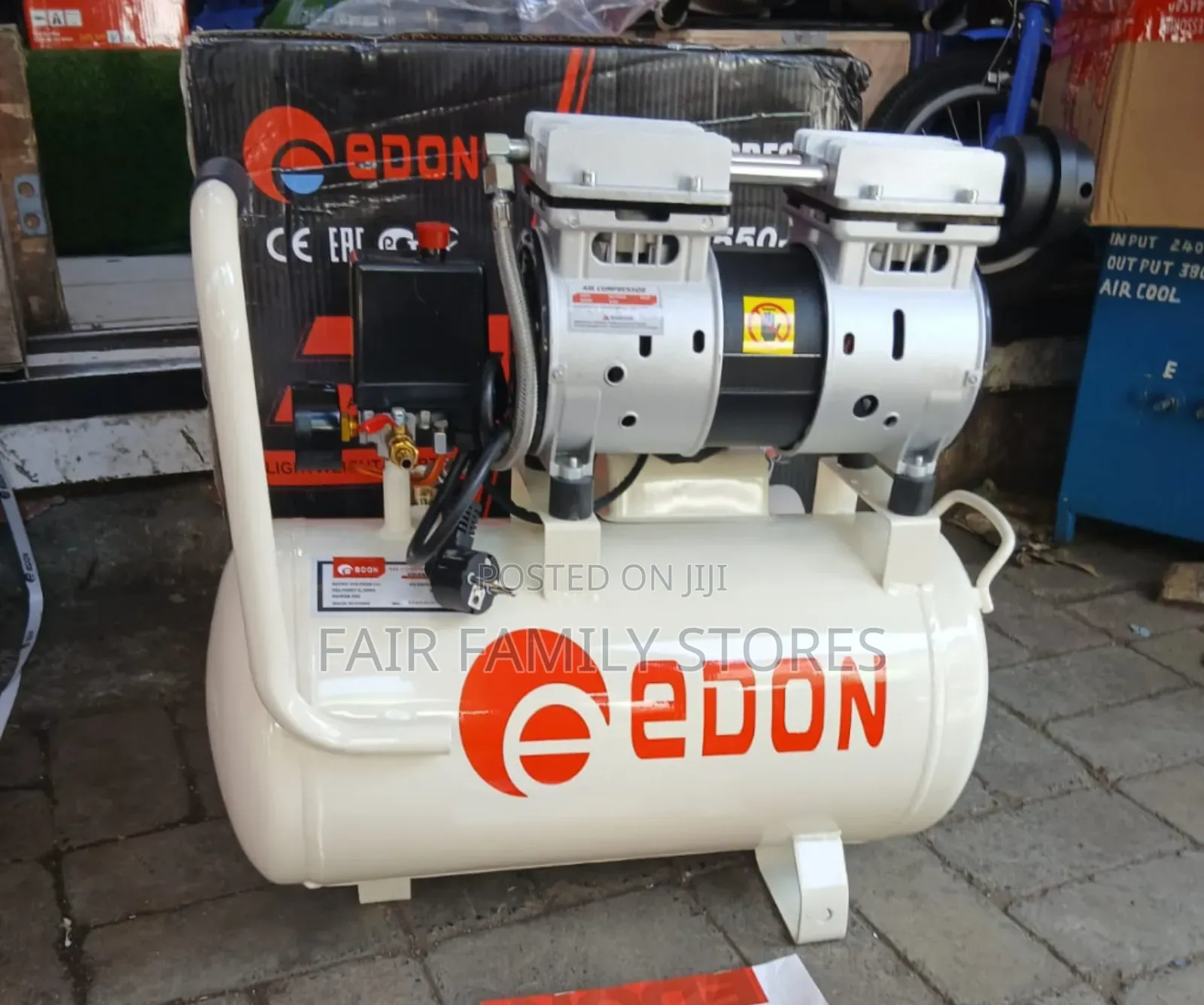 Edon Silent Compressor With One Motor
25l